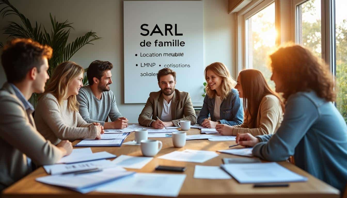 Illustration: Comprendre la SARL de famille et son fonctionnement en location meublée